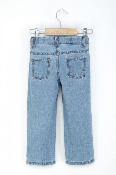 DMB BOYS & GIRLS Baby Boy Adjustable Waist Straight Leg Jean Pocket Jeans