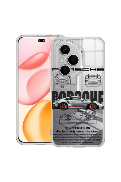 bestcase Carcasă transparentă din silicon pentru Honor 400 Pro, Porsche, 2036424 T 1883
