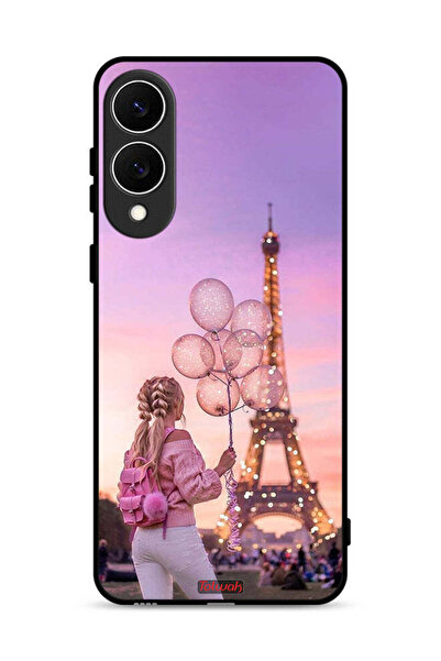 Tolwak غطاء حماية لهاتف سامسونج جالاكسي S25 إيدج بطبعة فتاة تحمل بالونات