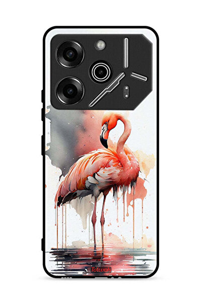 Tolwak غطاء حماية لهاتف تكنو بوفا 6 برو 5G برسومات ألوان مائية استوائية