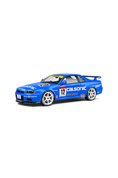 Solido Macheta auto Nissan GT-R (R34) Streetfighter Calsonic Tribute (2000) 1:18