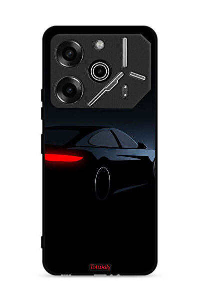 Tolwak غطاء حماية لهاتف تكنو بوفا 6 برو 5G، لون السيارة الداكنة