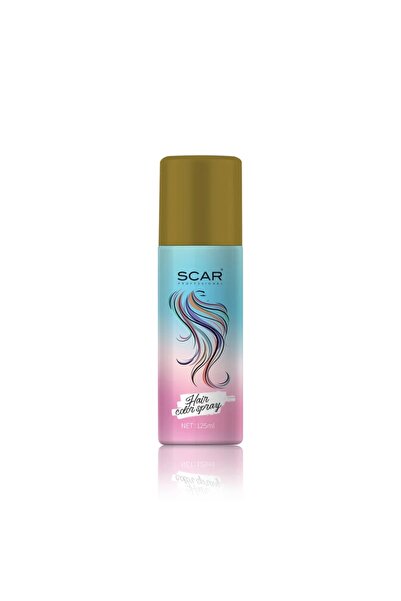 Scar Professional بخاخ لون الشعر سكار ذهبي 125 مل