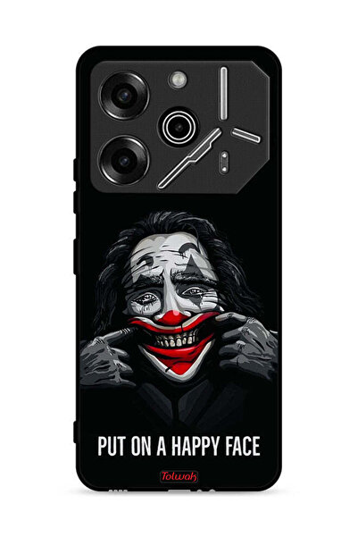 Tolwak غطاء حماية لهاتف تكنو بوفا 6 برو 5G بوجه سعيد