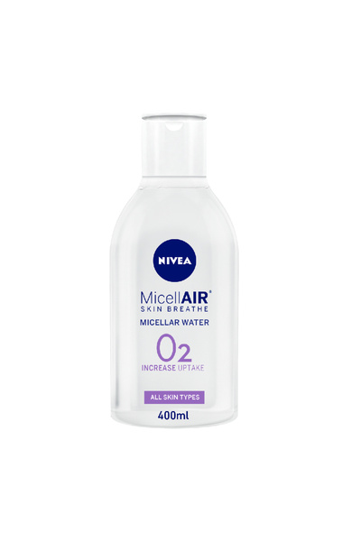 NIVEA Micellar Water Makeup Remover for All Skin Types, 400ml