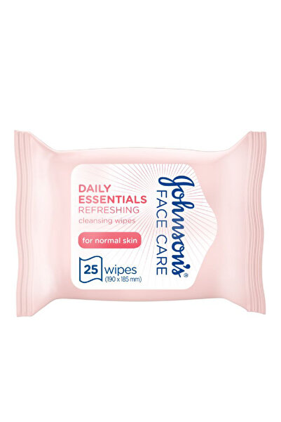 Johnson 's Daily Essentials Refreshing Cleansing Wipes for Normal Skin