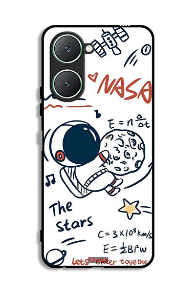 Tolwak غطاء حماية لهاتف Vivo Y18i 4G، ناسا ذا ستارز