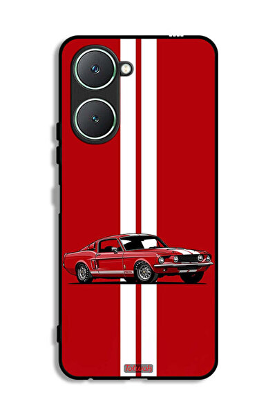 Tolwak Vivo Y18i 4G Protective Case Cover Vintage Car Abstract Art