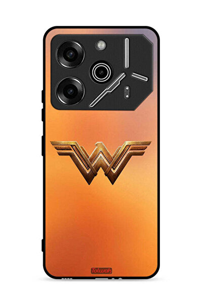 Tolwak غطاء حماية لهاتف تكنو بوفا 6 برو 5G بشعار Wonder Women