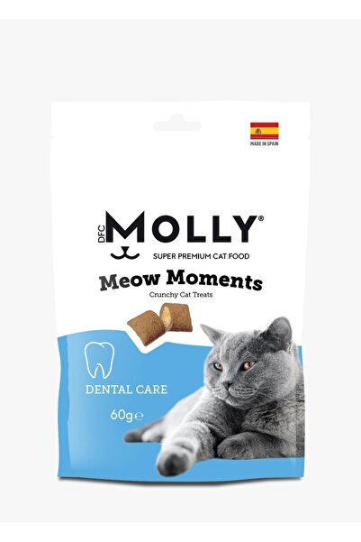 Molly MEOW MOMENTS AĞIZ VE DİŞ SAĞLIĞI KEDİ ÖDÜL MAMASI (DENTAL CARE) 60 GR