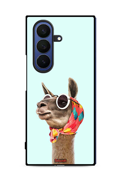 Tolwak غطاء حماية لهاتف سامسونج جالاكسي زد فولد 7 بتصميم جمل لطيف وأنيق