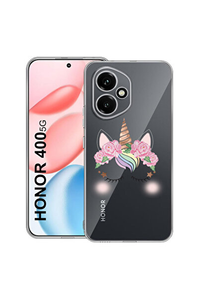bestcase Carcasă transparentă din silicon pentru Honor 400, Unicorn, 2036423 ...