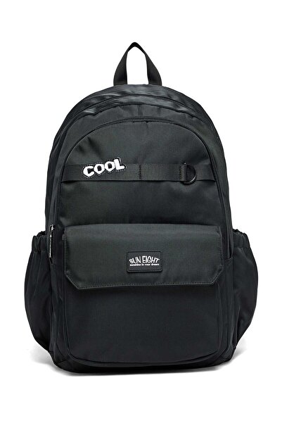 R&B حقيبة ظهر سوداء للفتيات المراهقات