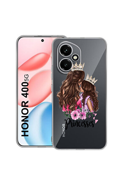 bestcase Carcasă transparentă din silicon pentru Honor 400, Prințese, Mamă, 2...