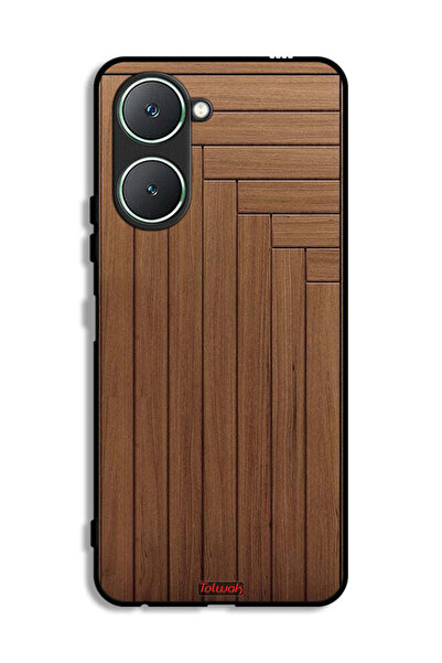 Tolwak غطاء حماية بنمط باب لهاتف Vivo Y18i 4G