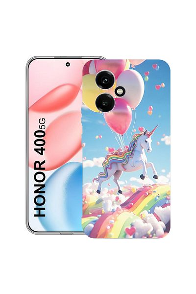 bestcase Carcasă transparentă din silicon pentru Honor 400, model magic, 2036423 T 1215