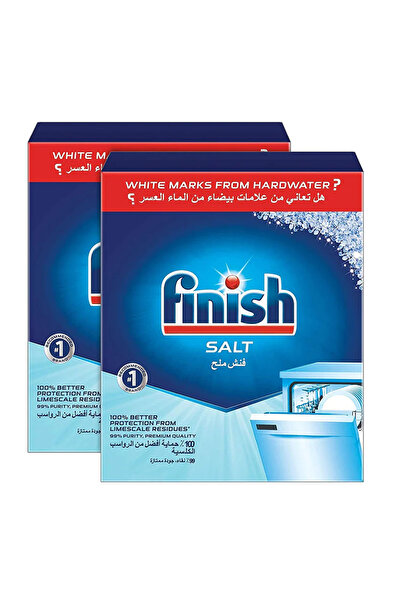Finish ملح غسالة الأطباق، 2 كجم × 2 25%