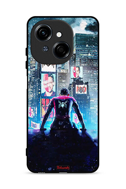 Tolwak غطاء حماية لهاتف تكنو سبارك جو 1 4G بطبعة سبايدر مان