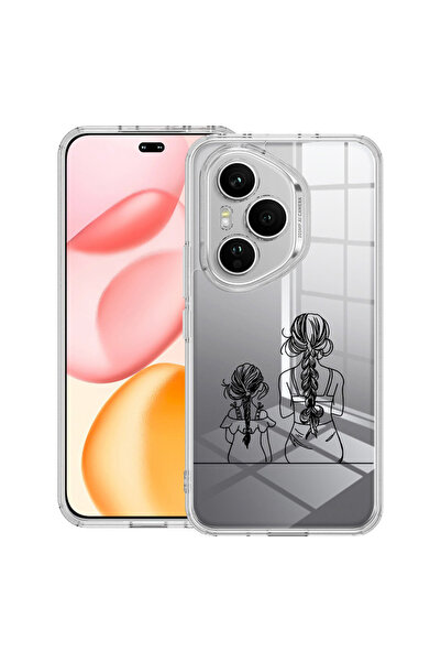 bestcase Διάφανη θήκη σιλικόνης για Honor 400 Pro, για μαμά και κόρη, 2036424...