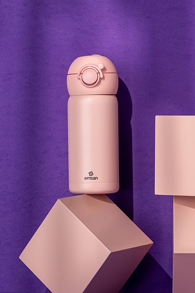 Emsan Terry Thermos Pink 350 ml