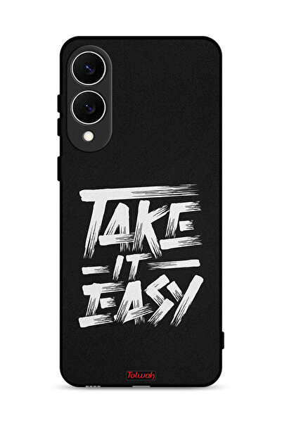 Tolwak غطاء حماية لهاتف Samsung Galaxy S25 Edge - Take It Easy