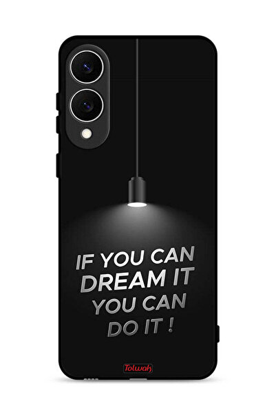 Tolwak غطاء حماية لهاتف Samsung Galaxy S25 Edge إذا كنت تستطيع أن تحلم به، يم...