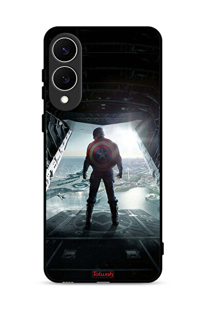Tolwak Samsung Galaxy S25 Edge Protective Case Cover Portrait Display Captain America