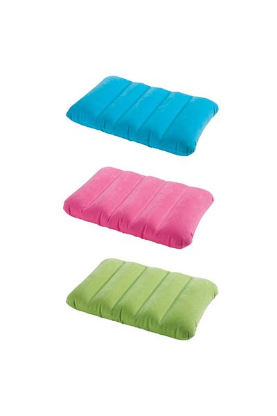 Intex Inflatable pillow 68676NP for camping 43 x 28 x 9 cm, various colors