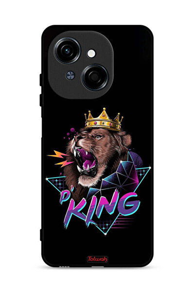 Tolwak غطاء حماية لهاتف تكنو سبارك جو 1 إس 4 جي برسومات الأسد الملك