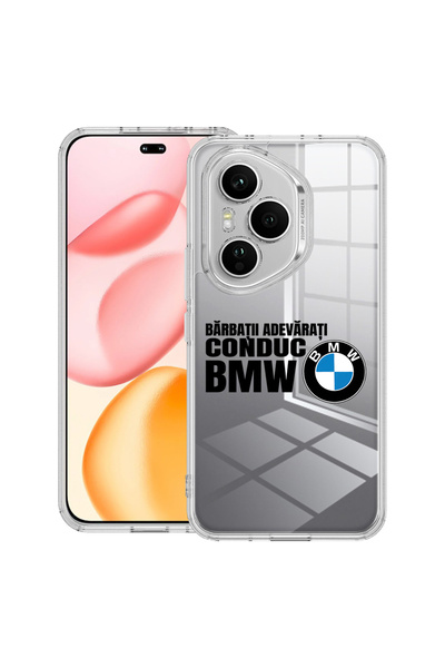 bestcase Carcasă transparentă din silicon pentru Honor 400 Pro, Conduc BMW, 2...