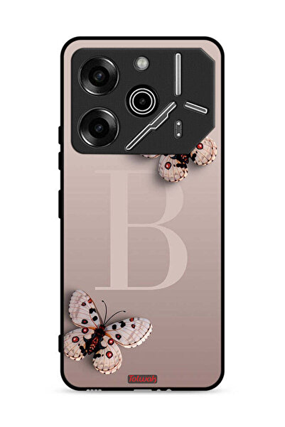 Tolwak غطاء حماية لهاتف تكنو بوفا 6 برو 5G بنقشة فراشات