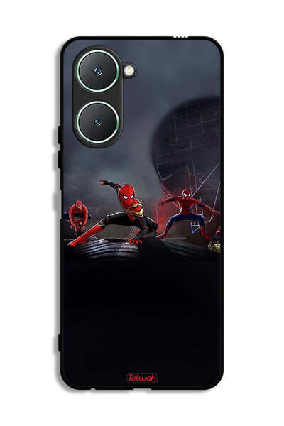 Tolwak Vivo Y18i 4G Protective Case Cover Three Spiders