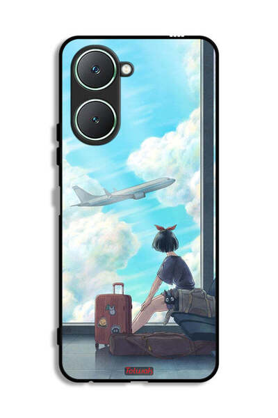 Tolwak غطاء حماية Vivo Y18i 4G بتصميم فن السفر