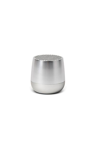 Lexon MINO+ Bluetooth Speaker USB and wireless charging Portable Speaker ABS ALU Silver