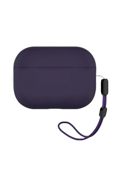 BLUEO Soft silicone case for AirPods Pro 2, Liquid Silicone, Purple