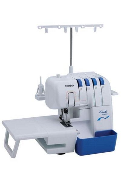 Brother 3034DWTVP1 Overlock Sewing Machine, 1300 stitches/min (White/Blue)