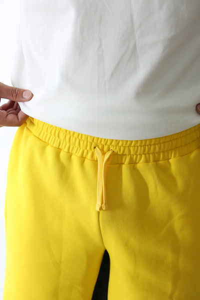 man of man man man of man Man Of Man Erkek Sarı Şort,Gym Şortu,Fitness Şortu, Terletmez Kumaş