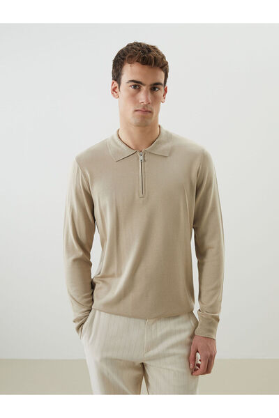 LC Waikiki Polo Neck Men's Knitwear Sweater