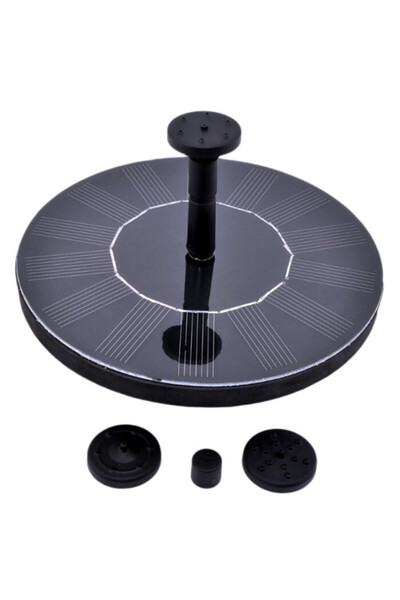 UBEPRO Pompa solara de fantana, UBEPRO™,1,5 W, Submersibila, 190l/ h, Negru