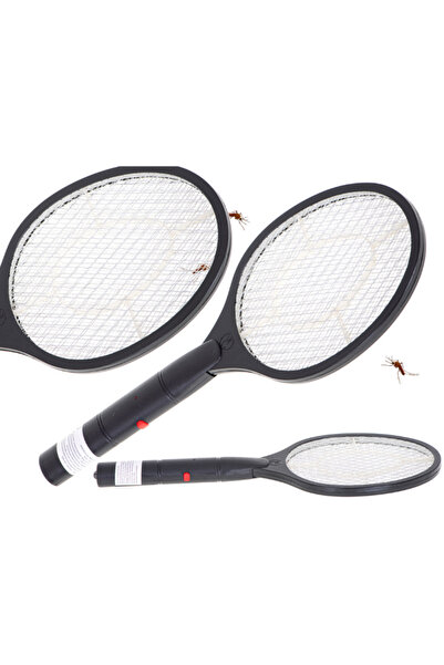 OEM Electric anti-insect paddle, Battery-operated, Black, Red