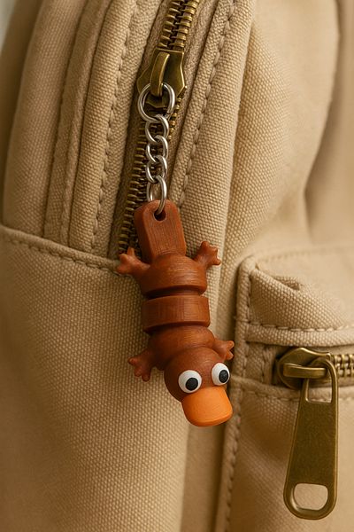 NBShop Ornithorncap Keychain – Cute Keychain & Bag Accessory with Movable Body