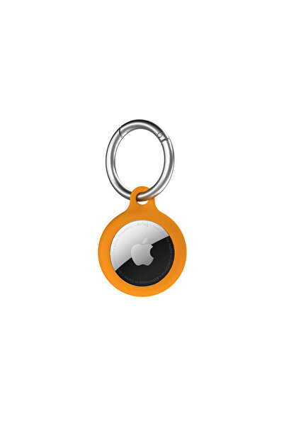 NOA Secure Key Clip Silicone Protective Case for AirTag, Orange