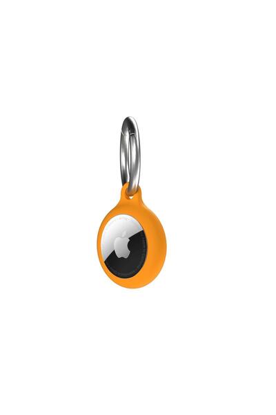 NOA Secure Key Clip Silicone Protective Case for AirTag, Orange