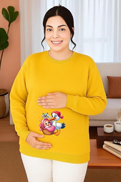 BENROMA SWEATSHIRT DE MATERNITATE IMPRIMAT