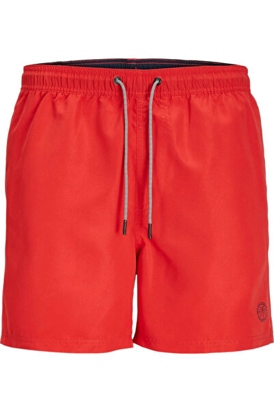 Jack & Jones Σορτς JACK & JONES Fiji Μαγιό Μονόχρωμο - 12225961-True Red