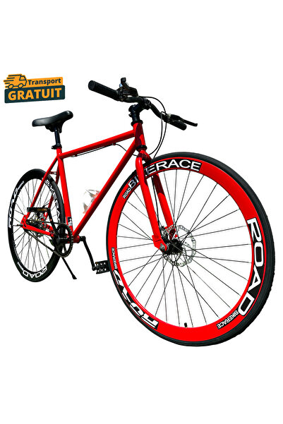 NEW SPEED Bicicletă urbană, roți 700C de 28 inch, ușoară, frâne pe disc, NS71