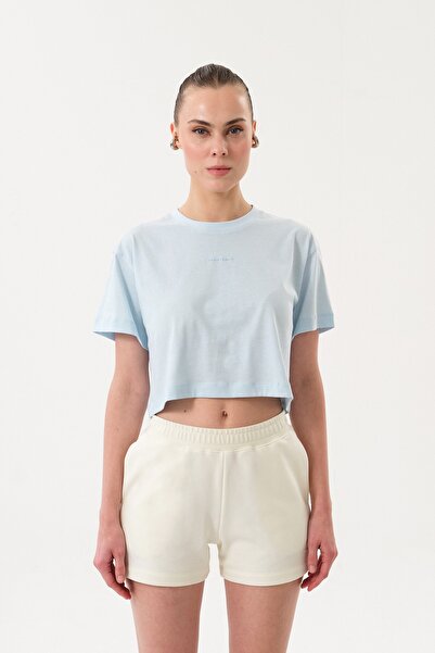 SPORTEMPT Potpis B Štampano B okrugla kragna C Skraćeni kroj Ženska majica T-...