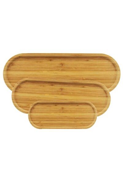 COLLECTİON Set of 3 Oval Presentation Plates