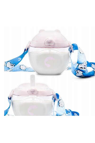 Kidnort Sticluta de apa din tritan pentru copii, Kindnort Baer, sterilizabila...