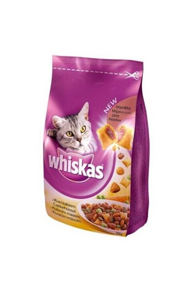 Whiskas Tavuklu Sebzeli Yetişkin Kuru Kedi Maması 300 Gr